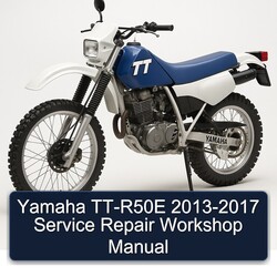 2013-2017 Yamaha TT Models TT-R50E Service Repair Workshop Manual PDF