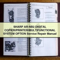 Sharp AR-NB2 Digital Copier/printer/multifunctional System Option Service Repair Workshop Manual PDF