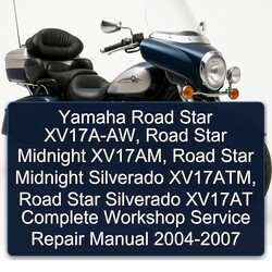 2004-2007 Yamaha Royal Star Venture Road Xv17a-aw, Midnight Xv17am, Silverado Xv17atm, XV17AT Service Repair Workshop Manual PDF