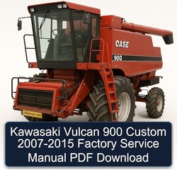 2007-2015 Kawasaki Vulcan 900 Custom Service Repair Workshop Manual PDF