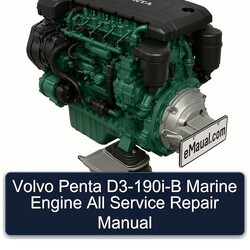 Volvo Penta D3-190i-b Marine Engine All Service Repair Workshop Manual PDF