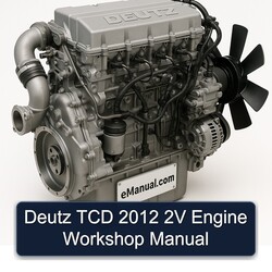 2012 Deutz TCD 2V Engine Service Repair Workshop Manual PDF