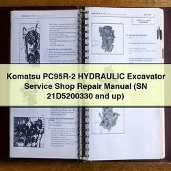 Komatsu PC95R-2 Hydraulic Excavator Shop (sn 21d5200330 Up) Service Repair Workshop Manual PDF