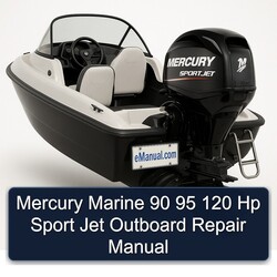Mercury Marine 90 95 120 Hp Sport Jet Outboard Service Repair Workshop Manual PDF