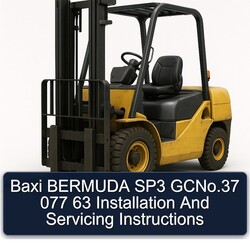 Baxi Bermuda SP3 Gcno.37 077 63 Installation Servicing Service Repair Workshop Manual PDF