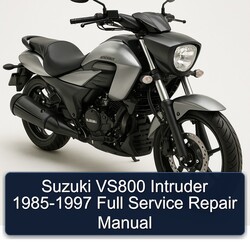 1985-1997 Suzuki Intruder VS800 Service Repair Workshop Manual PDF