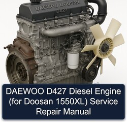 Daewoo Doosan D427 Diesel Engine ( 1550xl) Service Repair Workshop Manual PDF
