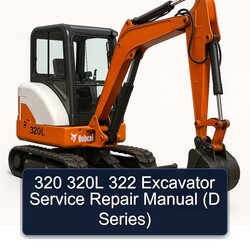 320 320L 322 Excavator (d Series) Service Repair Workshop Manual PDF