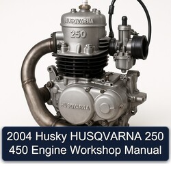 2004 Husqvarna Husky 250 450 Engine Service Repair Workshop Manual PDF