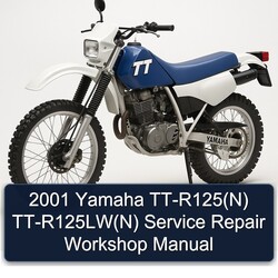 2001 Yamaha TT Models Tt-r125(n) Tt-r125lw(n) Service Repair Workshop Manual PDF