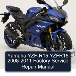 2008-2011 Yamaha YZF Models YZF-R15 Yzfr15 Service Repair Workshop Manual PDF