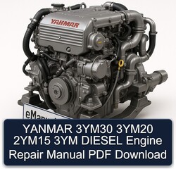 Yanmar 3ym30 3ym20 2ym15 3YM Diesel Engine Service Repair Workshop Manual PDF