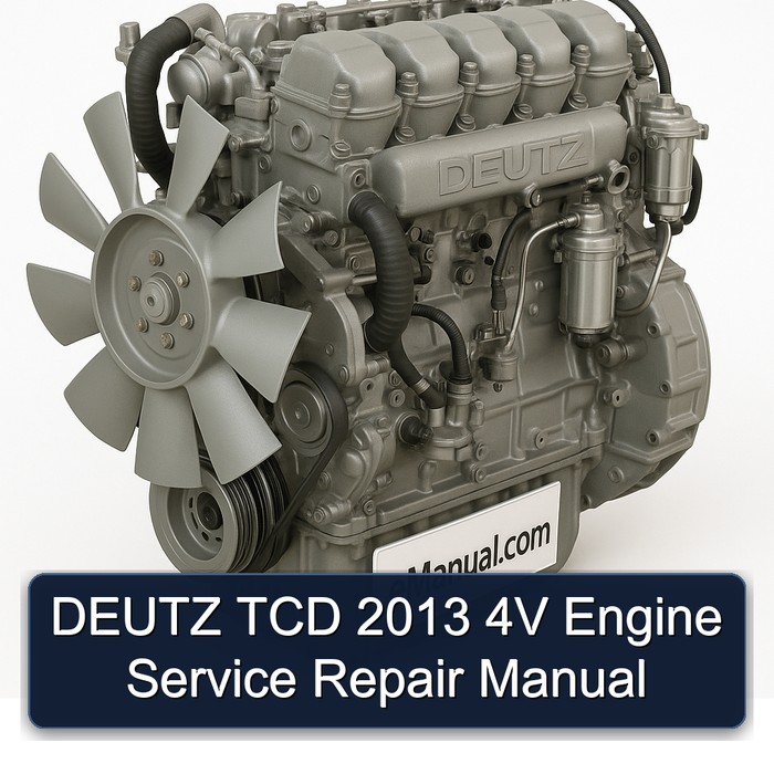 2013 Deutz TCD 4V Engine Service Repair Workshop Manual PDF