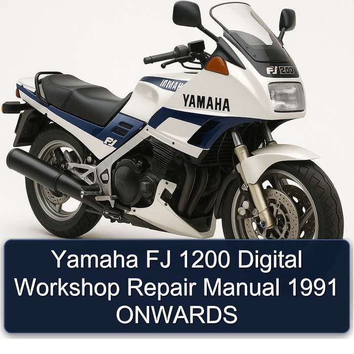 1991 Yamaha FJ Models 1200 Digital Onwards Service Repair Workshop Manual PDF
