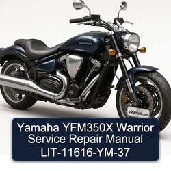 Yamaha Warrior YFM350X Lit-11616-ym-37 Service Repair Workshop Manual PDF