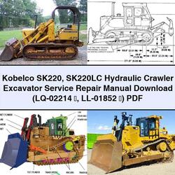 Kobelco SK220 SK220LC Hydraulic Crawler Excavator (lq-02214 65374; LL-01852 65374;) Service Repair Workshop Manual PDF