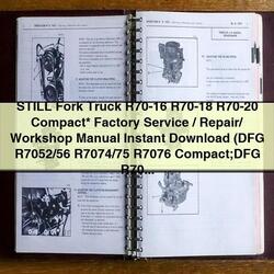Still Fork Truck R70-16/18/20 Compact / Service Repair Workshop Manual PDF