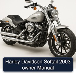 2003 Harley Davidson Softail Owner Owner's Manual PDF