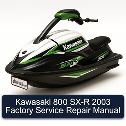 2003 Kawasaki 800 SX-R Service Repair Workshop Manual PDF
