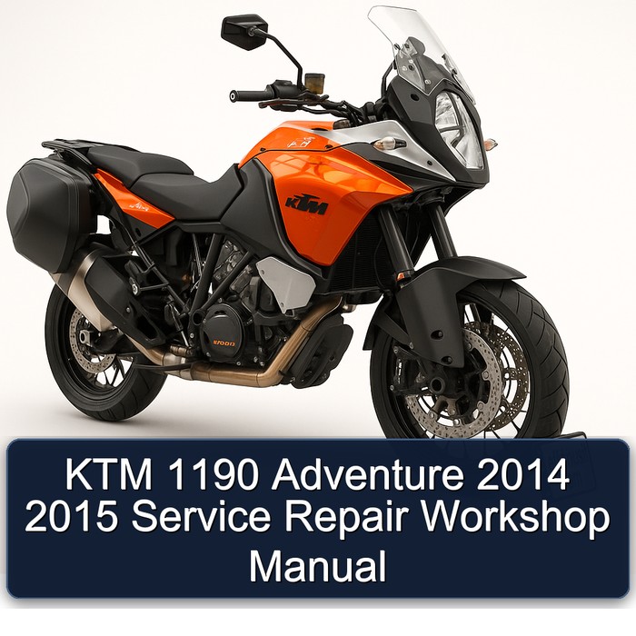 2014-2015 KTM 1190 Adventure Service Repair Workshop Manual PDF