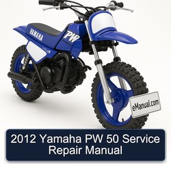 2012 Yamaha PW Models 50 Service Repair Workshop Manual PDF