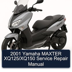 2001 Yamaha Maxter Xq125/xq150 Service Repair Workshop Manual PDF