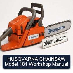 Husqvarna Chainsaw Model 181 Service Repair Workshop Manual PDF
