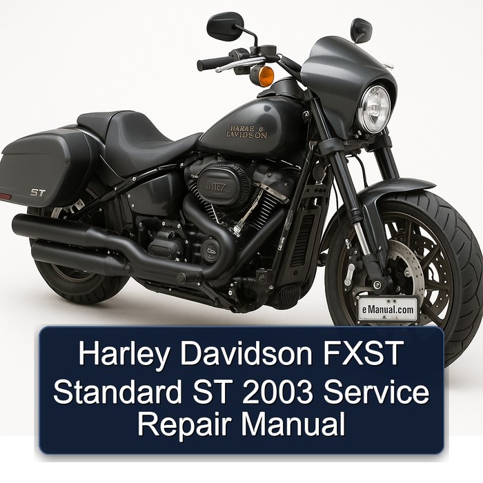 2003 Harley Davidson Model 125 Fxst Standard ST Service Repair Workshop Manual PDF