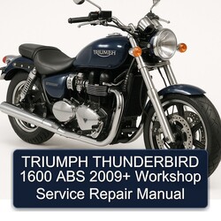 2009 Triumph Thunderbird 1600 ABS Service Repair Workshop Manual PDF