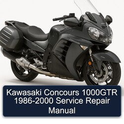 1986-2000 Kawasaki Concours Models 1000GTR Service Repair Workshop Manual PDF