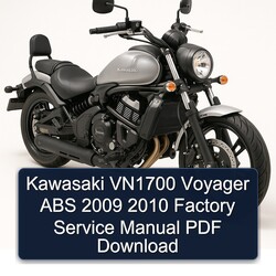 2009-2010 Kawasaki VN1700 Voyager ABS Service Repair Workshop Manual PDF