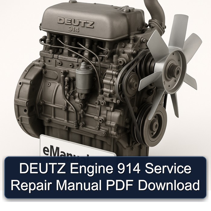 Deutz 914 Engine Service Repair Workshop Manual PDF