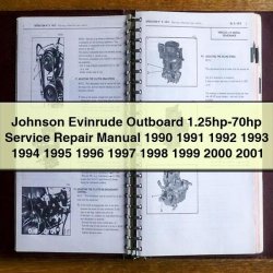 1990-2001 Johnson Evinrude Outboard 1.25hp-70hp Service Repair Workshop Manual PDF