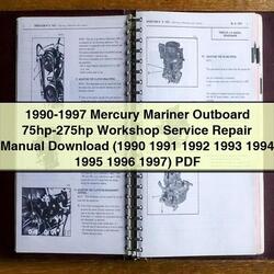 1990-1997 Mercury Mariner Outboard 75HP-275HP Service Repair Workshop Manual PDF
