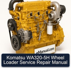 Komatsu WA320-5H Wheel Loader Service Repair Workshop Manual PDF