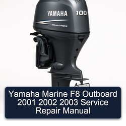 2001-2003 Yamaha Marine F8 Outboard Service Repair Workshop Manual PDF