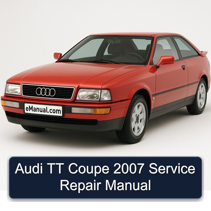 2007 Audi Coupe Service Repair Workshop Manual PDF
