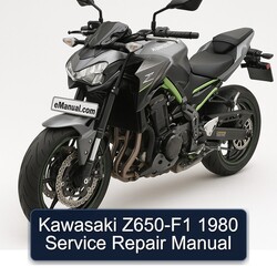 1980 Kawasaki Z Series Z650-F1 Service Repair Workshop Manual PDF