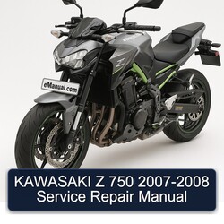 2007-2008 Kawasaki Z Series 750 Service Repair Workshop Manual PDF