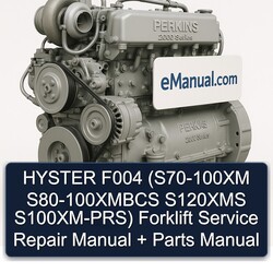 Hyster F004 (s70-100xm S80-100xmbcs S120XMS S100xm-prs) Forklift Parts Catalog PDF