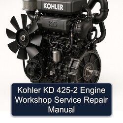 Kohler KD Series 425-2 Engine Service Repair Workshop Manual PDF