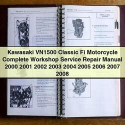 2000-2008 Aprilia Classic Kawasaki VN1500 Fi Motorcycle Service Repair Workshop Manual PDF