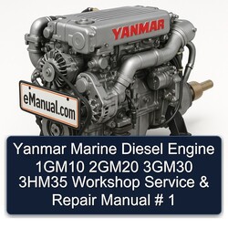 Yanmar Marine Diesel Engine 1gm10 2gm20 3gm30 3hm35 Service Repair Workshop Manual PDF