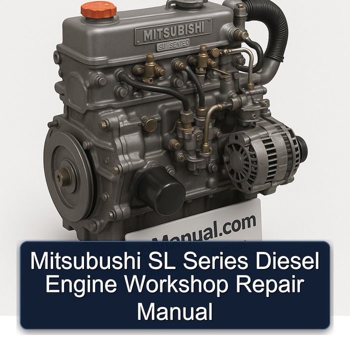Mitsubishi SL Series Mitsubushi Diesel Engine Service Repair Workshop Manual PDF