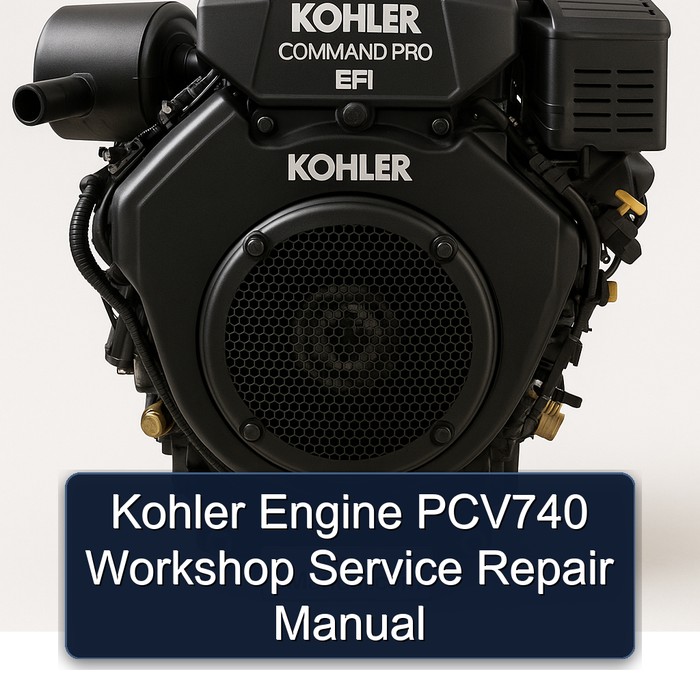 Kohler Command Pro EFI Models Engine PCV740 Service Repair Workshop Manual PDF