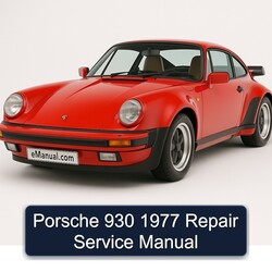 1977 Porsche 930 Service Repair Workshop Manual PDF