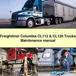 Freightliner S2 Columbia CL112 CL120 Trucks Service Repair Workshop Manual PDF
