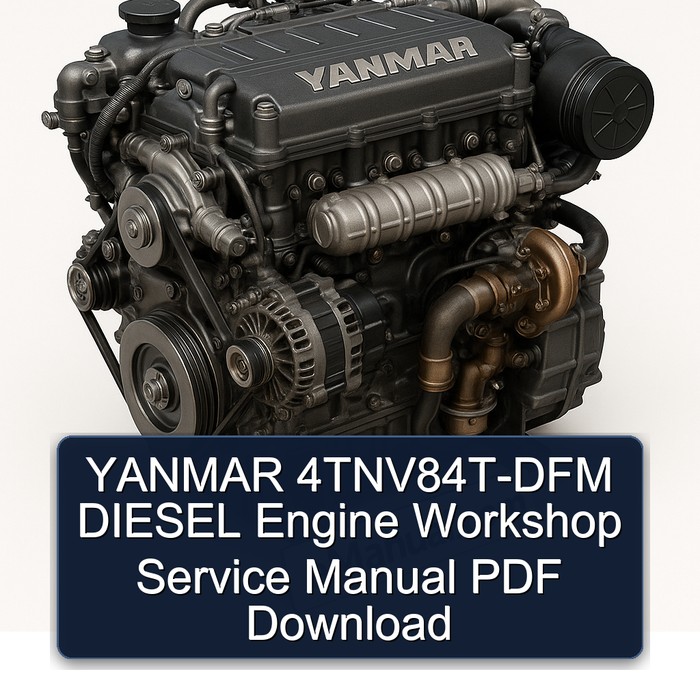 Yanmar 2 V Series 4tnv84t-dfm Diesel Engine Service Repair Workshop Manual PDF