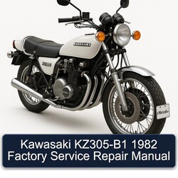 1982 Kawasaki KZ Series KZ305-B1 Service Repair Workshop Manual PDF