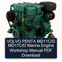 Volvo Penta Md11c/d Md17c/d Marine Engine Service Repair Workshop Manual PDF